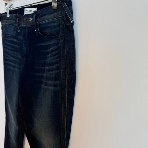 Talley Myles Jeans Mid Rise Skinny Dark Wash Faded Designer Denim Size 28 NY LA - Picture 7 of 15
